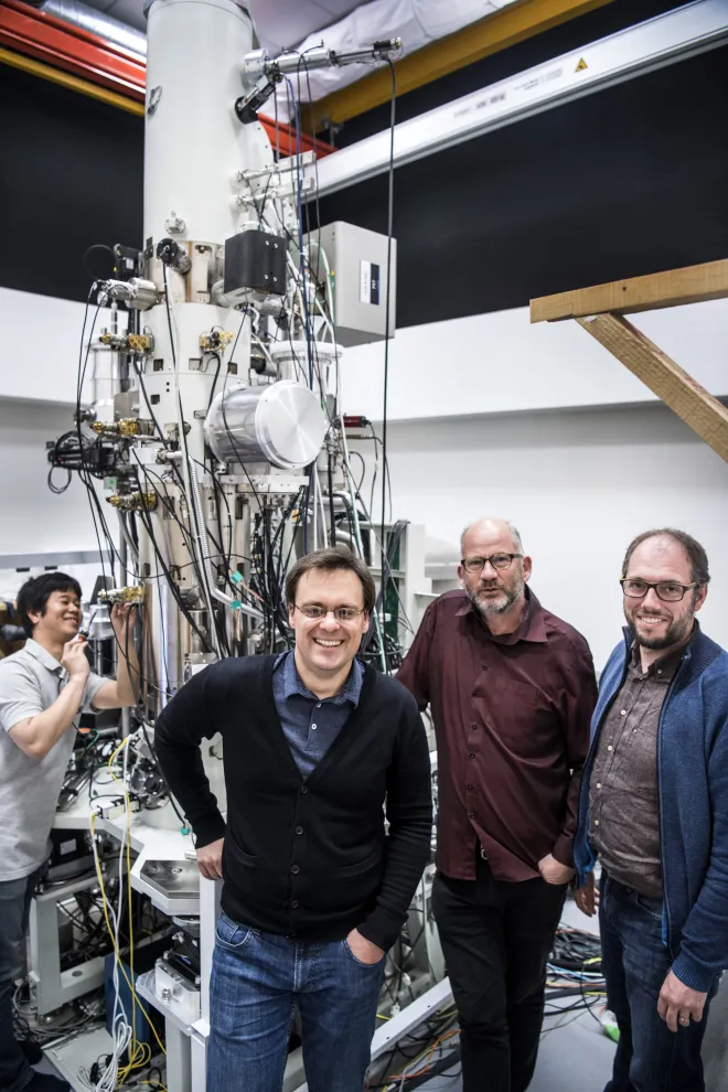 Opening of our cryo-EM center in 2017